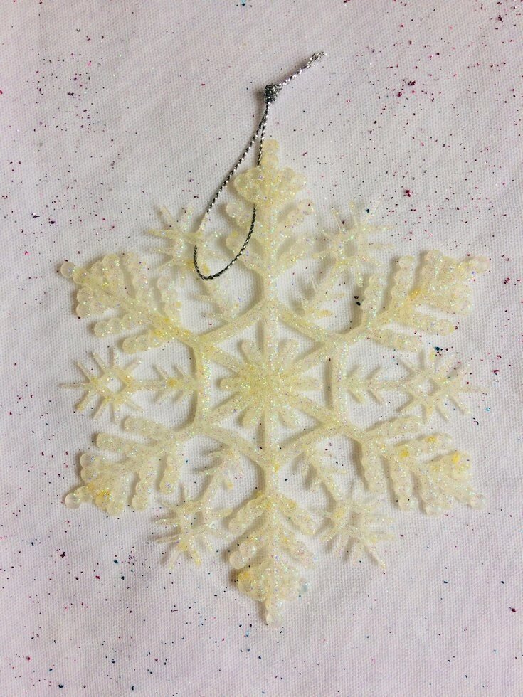 Сніжинки новорічні №8,12 см, 2 штуки від компанії ПП "Макоша-ПАК" - фото 1