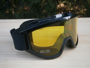 Захисні окуляри маска ВМ- Wind-Shield Anti-Fog Global Vision yellow