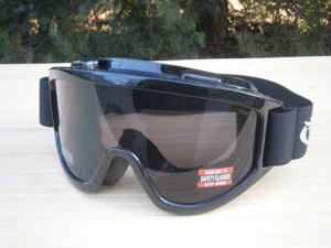 Захисні окуляри маска ВМ-Wind-Shield Anti-Fog Global Vision gray