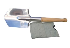 Лопата МПЛ - 50 Люкс нержавіюча сталь 2 мм із чохлом