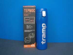 Термос питний ( термос - кружка ) Tramp TRC-107-blue 0,45 л