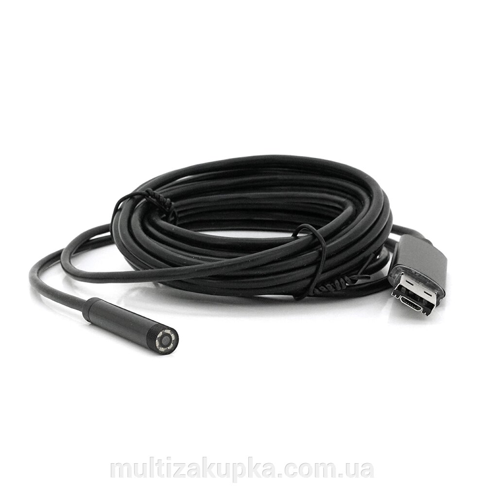 2 in 1 MicroUSB/PC HD ендоскоп, міні камера 7.0 mm, м'який дріт, 5м від компанії Mультізакупка - фото 1