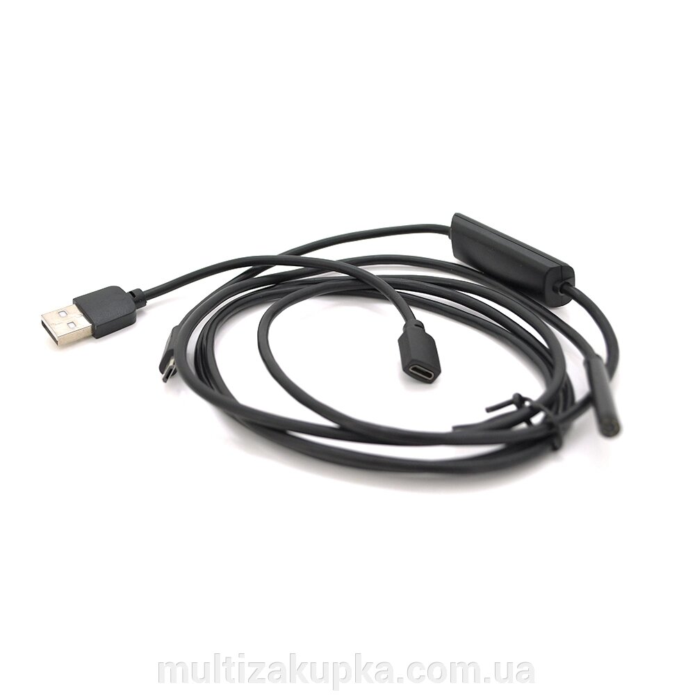 2  In 1 MicroUSB/PC HD ендоскоп YT-En-2HW м'який дрит, 1м від компанії Mультізакупка - фото 1