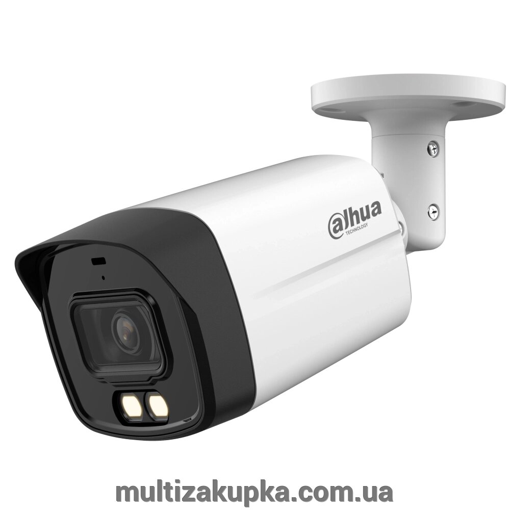 2 Мп CVI/CVBS/AHD/TVI вулична відеокамера Smart Dual Light DH-HAC-HFW1200TLMP-IL-A (2.8мм) від компанії Mультізакупка - фото 1