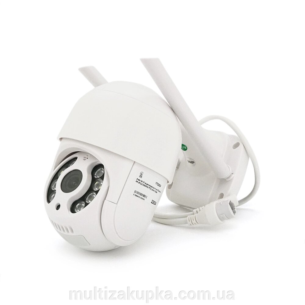 2 Мп Wi-Fi відеокамера вулична SD/карта PiPo PP-IPC21D2MP20 PTZ 2.8mm icsee від компанії Mультізакупка - фото 1