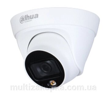 2Mп IP відеокамера Full-color Dahua c LED підсвічуванням DH-IPC-HDW1239T1-LED-S5 (2.8 ММ) від компанії Mультізакупка - фото 1