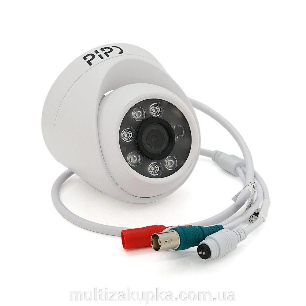 2MP мультиформатна камера PiPo в пластиковому куполі PP-D1C06F200ME 2,8 (мм) від компанії Mультізакупка - фото 1