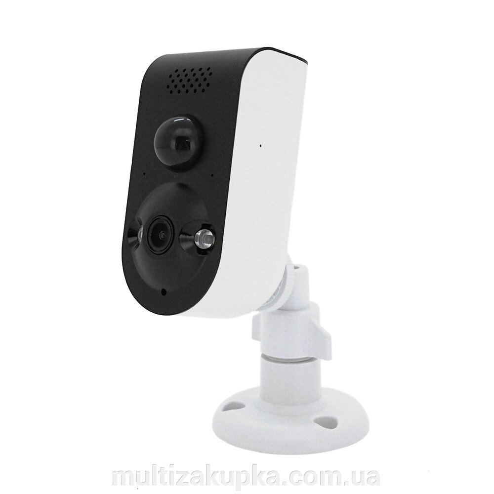 2Мп Wi-Fi відеокамера вулична з акумулятором та SD/карта з YOSO YO-IPC42D2MP30 2.8mm V380 від компанії Mультізакупка - фото 1