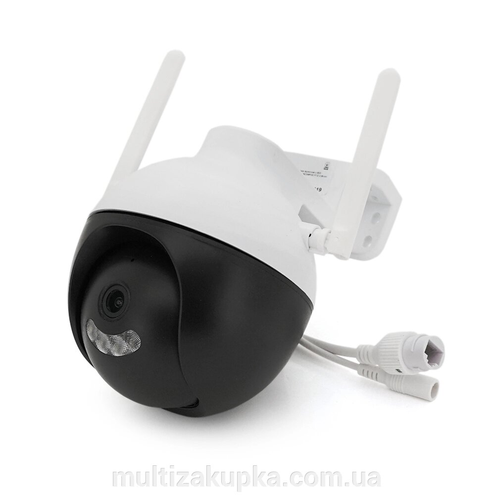 3Мп Wi-Fi відеокамера вулична з SD/картою YOSO YO-IPC46D3MP20 PTZ 2.8mm V380 від компанії Mультізакупка - фото 1