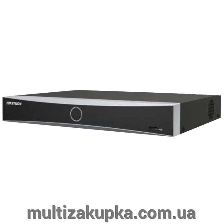 4х-канальний 4K мережевий відеореєстратор AcuSense Hikvision DS-7604NXI-K1(B) від компанії Mультізакупка - фото 1