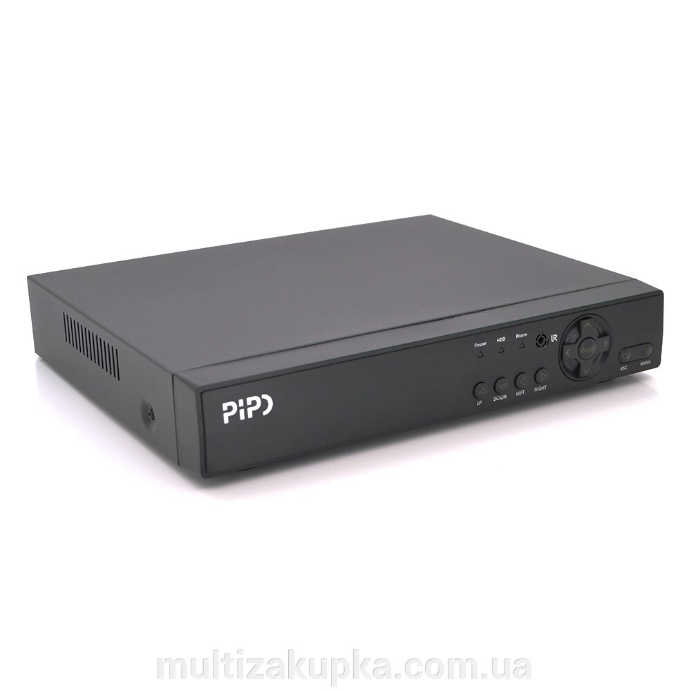 4х канальний мультиформатний PiPo відеореєстратор PP-XVR1104 5MP-N від компанії Mультізакупка - фото 1