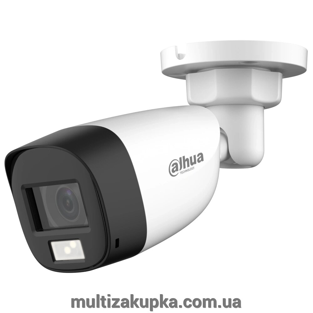 5 МП CVI/CVBS/AHD/TVI вулічна камера Smart Dual Light Dahua DH-HAC-HFW1500CLP-IL-A (2.8мм) від компанії Mультізакупка - фото 1