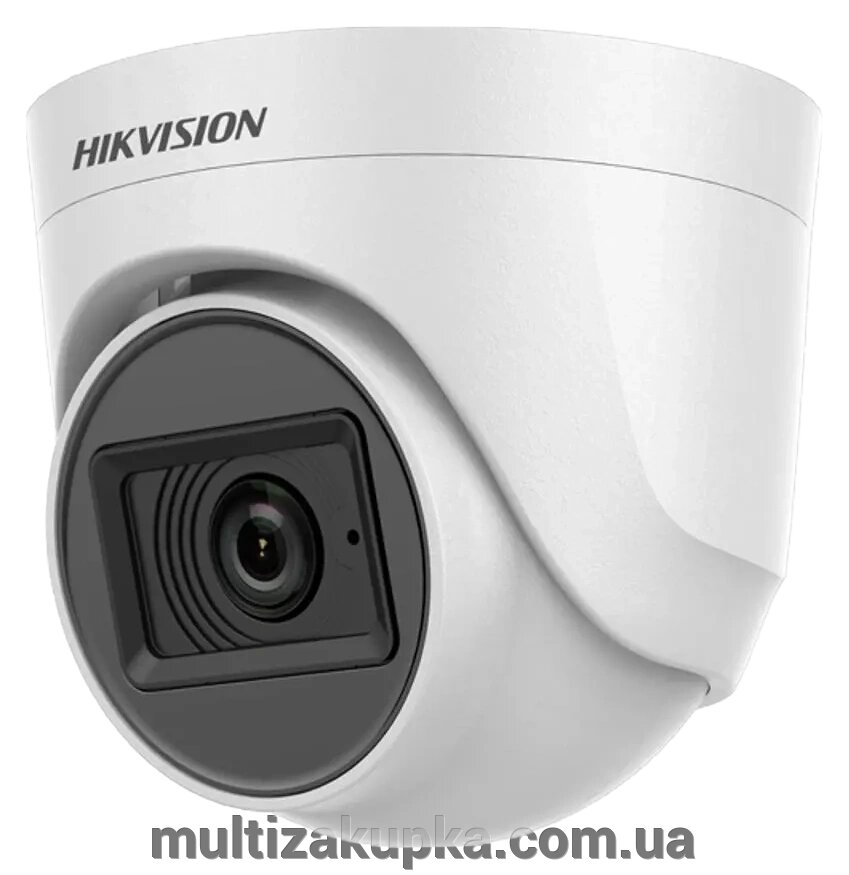 5Мп Turbo HD відеокамера Hikvision із вбудованим мікрофоном DS-2CE76H0T-ITPFS (2,8 ММ) від компанії Mультізакупка - фото 1