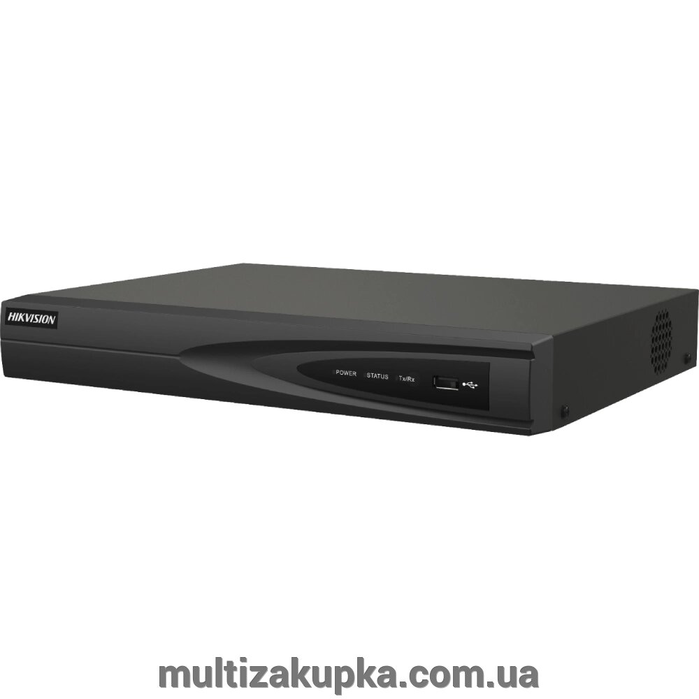 8-канальний 4K, H. 265+ IP відеореєстратор Hikvision DS-7608NI-Q1(D) від компанії Mультізакупка - фото 1