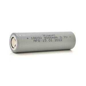 Акумулятор WMP-4000 18650 Li-Ion Flat Top, 2400mAh, 3.7V, Gray