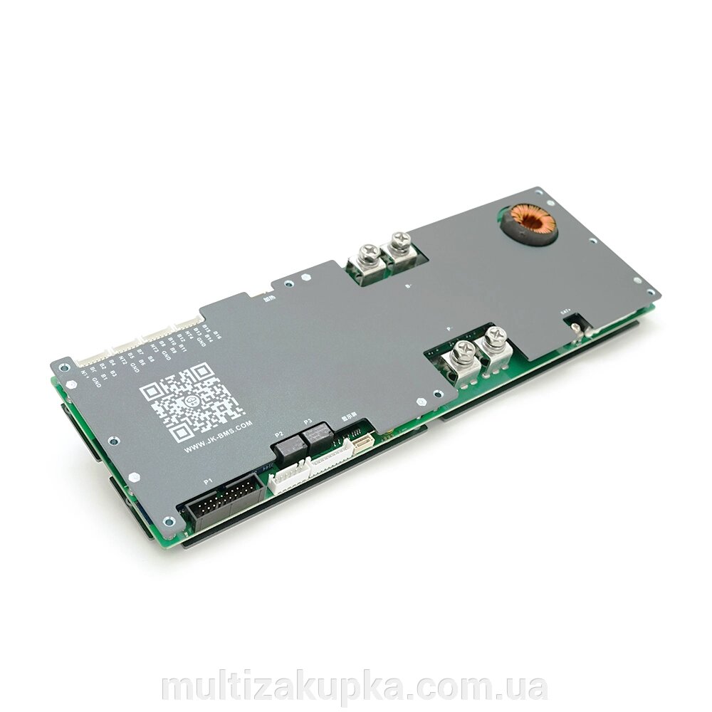 Активний балансир c BMS-200A JK-PB2A16S20P для Li-Ion/LiFePo4/LTO 7S-16S/2А, Bluetooth, BMS. CAN, RS232, RS485 від компанії Mультізакупка - фото 1