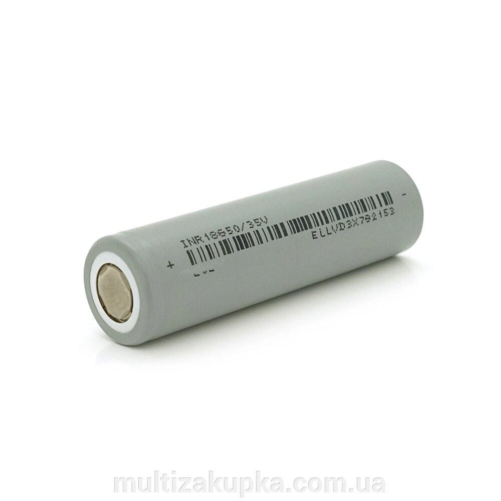 Акумулятор 18650 Li-Ion EVE 3500mAh 35V 3c 10A, 4.2/3.6/2.5V, Gray від компанії Mультізакупка - фото 1