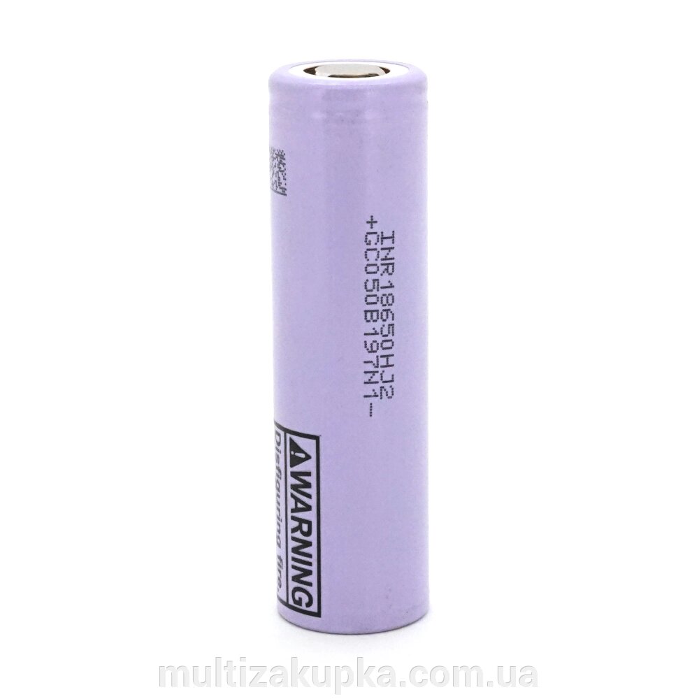 Акумулятор 18650 Li-Ion LG INR18650HJ2 (LG HJ2), 3000mAh, 20A, 4.2/3.6/2.5V, Purple від компанії Mультізакупка - фото 1