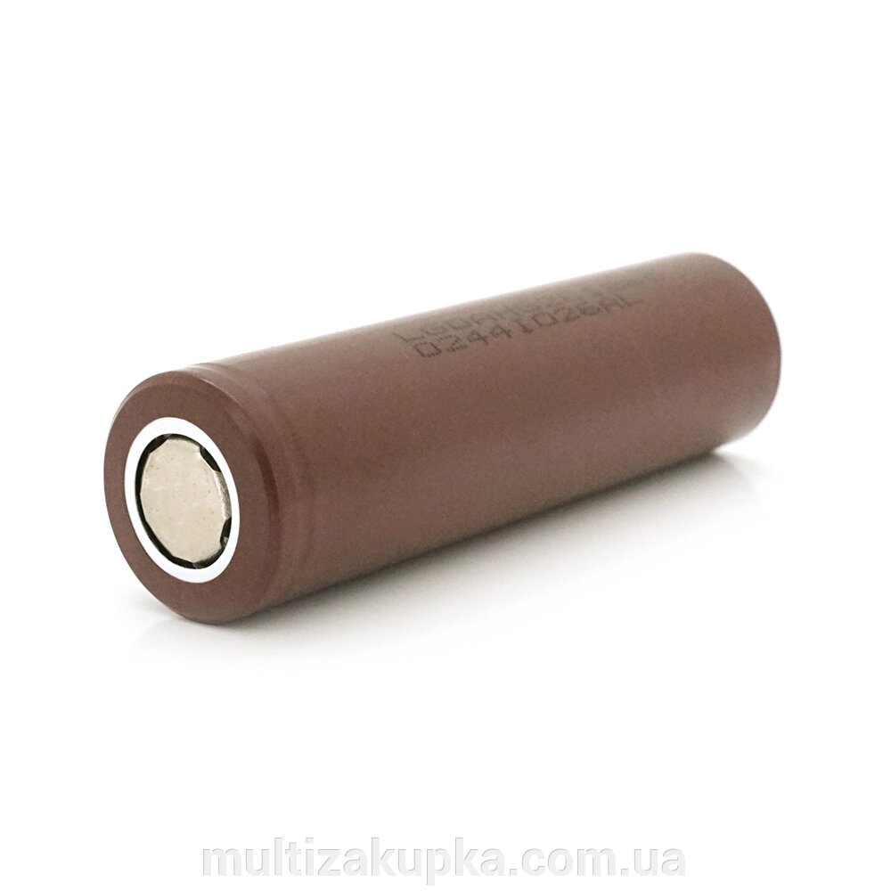 Акумулятор 18650 Li-Ion LG LGDBHG21865, 3000mAh, 20A, 4.2 / 3.6 / 2.5V, BROWN, PVC BOX, 2 шт. в упаковці, ціна за 1 шт від компанії Mультізакупка - фото 1