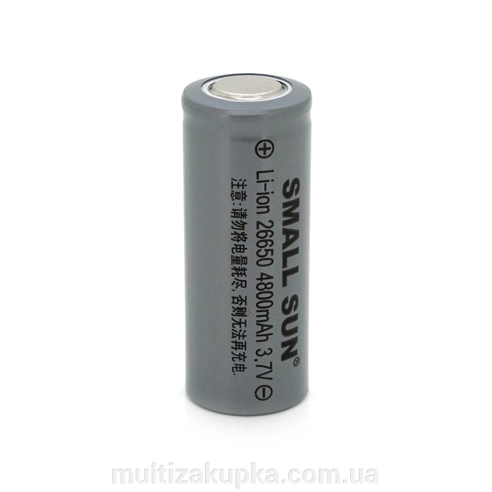 Акумулятор 26650 4800(2200) mAh, 3.7V, Gray, ціна за 1 шт від компанії Mультізакупка - фото 1