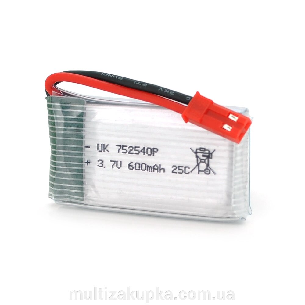 Акумулятор 8*25*40P 25C, 3.7V (600mAh), 2 контакти від компанії Mультізакупка - фото 1