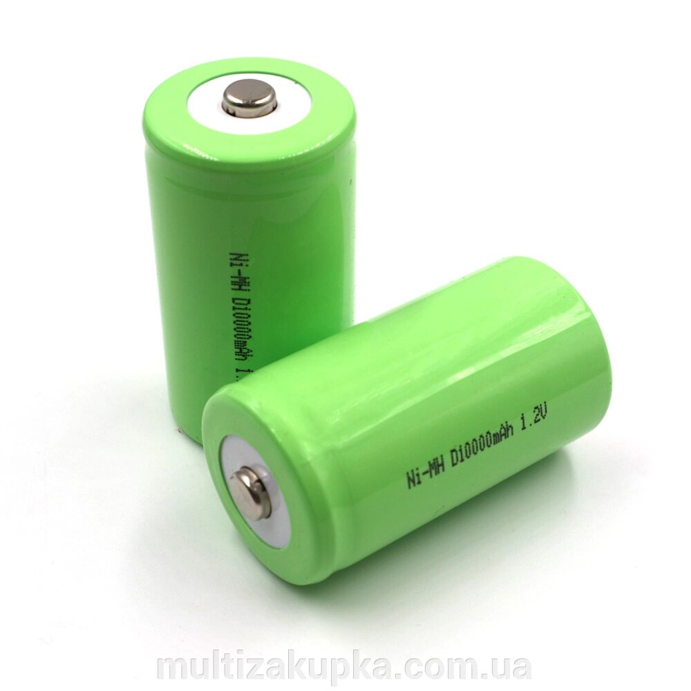 Акумулятор PKCELL 1,2V R20 D 10000mAh, Ni-MH Rechargeable Battery, у шринку 2 шт, ціна за штуку Q10 від компанії Mультізакупка - фото 1