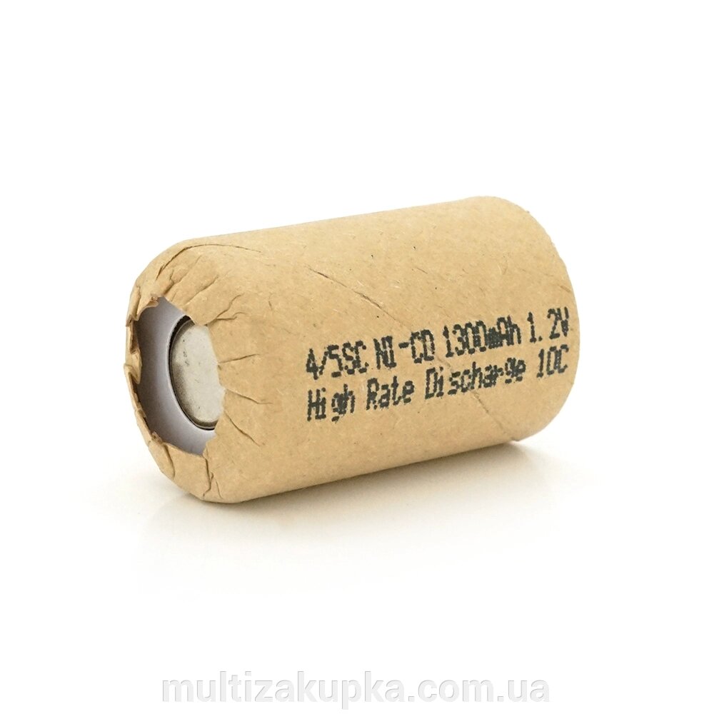 Акумуляторна батарея для шуруповерта Ni-Cd 4/5SC1300mAh 1.2V, 10C,23x32 mm від компанії Mультізакупка - фото 1