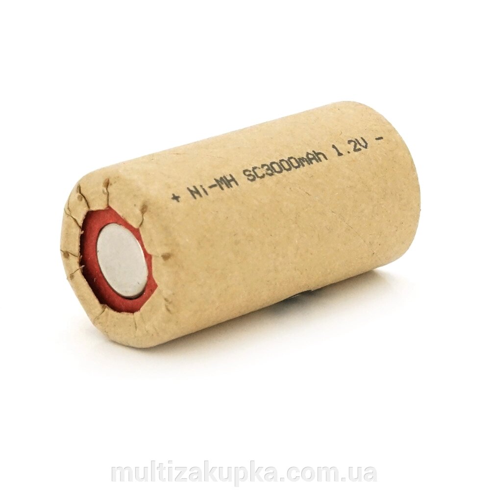 Акумуляторна батарея для шуруповерта Ni-MH SC3000mAh 1.2V, 10C, 22,5x42,5 mm від компанії Mультізакупка - фото 1