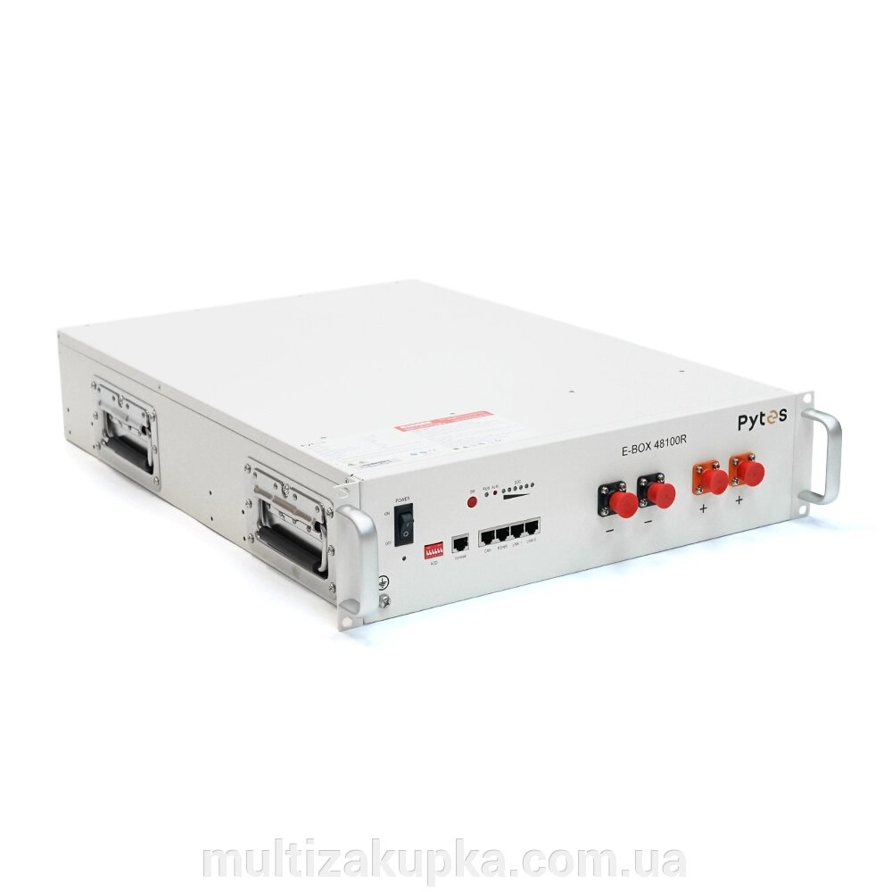 Акумуляторна батарея E-BOX-48100R LiFePO4 51.2V100Аh (5.12kWh)(50/100A)  440x620x117 , 51kg від компанії Mультізакупка - фото 1