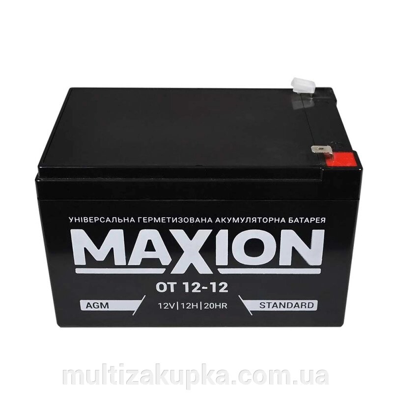 Акумуляторна батарея MAXION AGM OT 12-12 12V 12Ah ( 151 х 98 х 100 ), Q4 від компанії Mультізакупка - фото 1