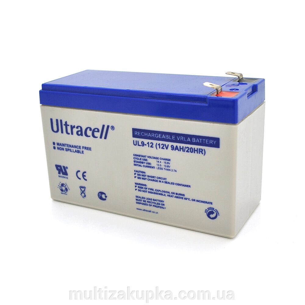 Акумуляторна батарея Ultracell UXL9-12 AGM 12V 9 Ah (151 x 65 x 99) White Q8/420 від компанії Mультізакупка - фото 1