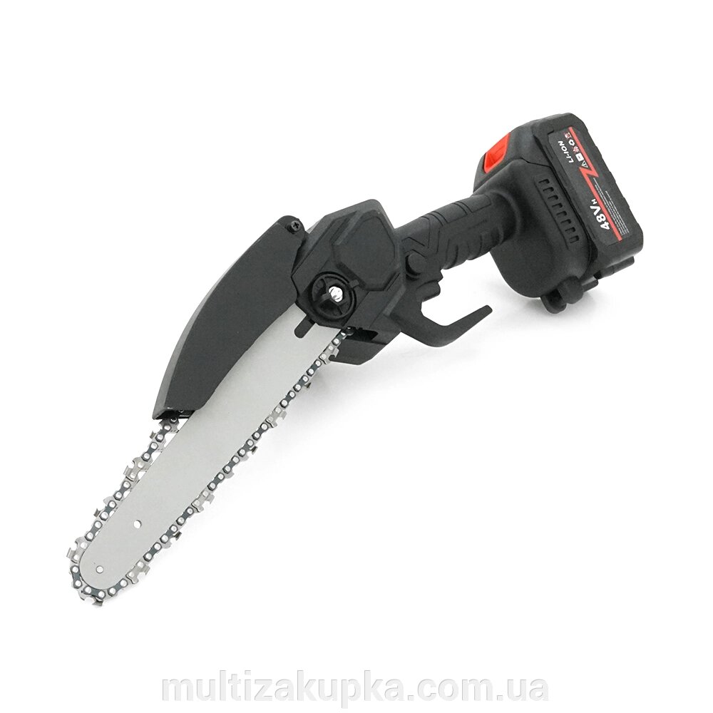 Акумуляторна ланцюгова пилка Mini Chain Saw 15cm, 24V, зарядне + 2 акумулятори, Case від компанії Mультізакупка - фото 1