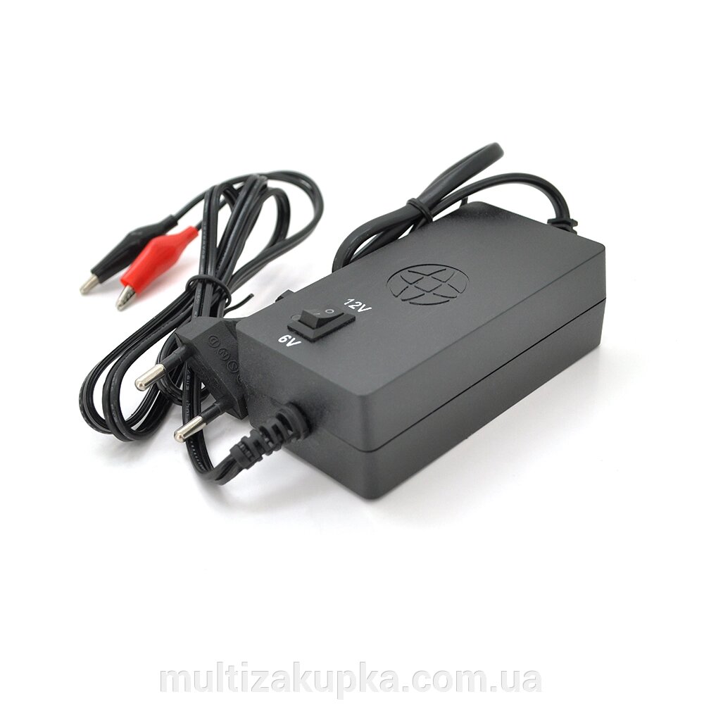 Автоматичний ЗП для акумулятора 6V/12V, ONK-6V12V1500, 100-240V, 1,5A, клемі (AGM/GEL/Lead) від компанії Mультізакупка - фото 1