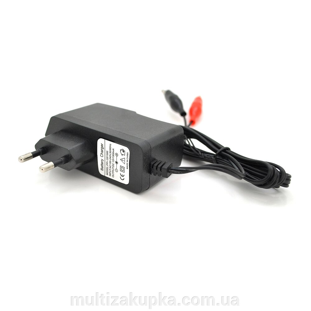 Автоматичний ЗУ для акумулятора 12V, HD-915, 100-240V, 0.7-1.5A (max.), крокодилі (AGM/GEL/Lead) від компанії Mультізакупка - фото 1