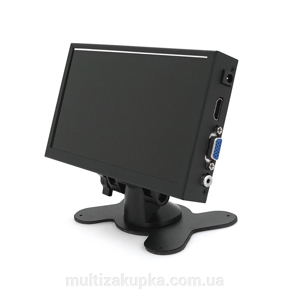 Автомобільний РК-монітор 7"(16：9), AV/VGA/HDMI роз'єми, 1024*600ips, 12-24V, BOX від компанії Mультізакупка - фото 1