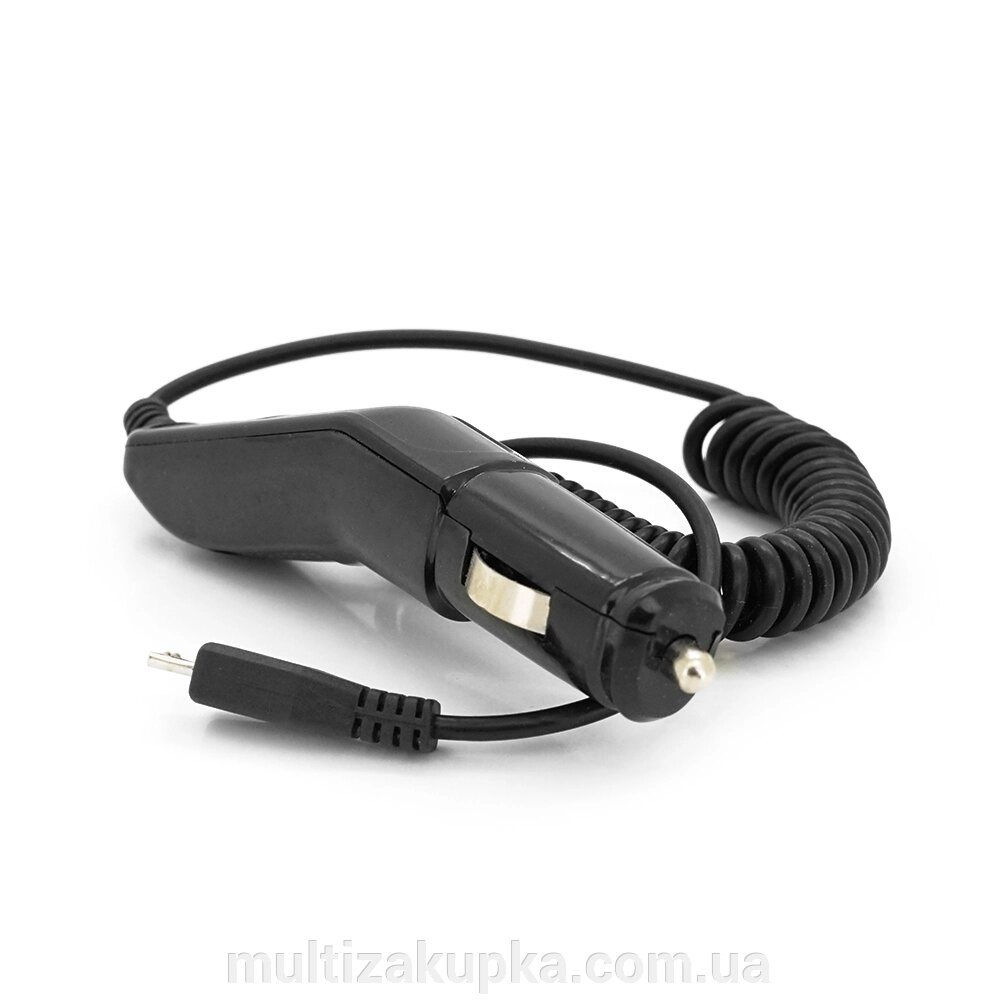 АЗУ Noname 12V-USB micro, 5-5.5V, 0,5A, Black, Box від компанії Mультізакупка - фото 1