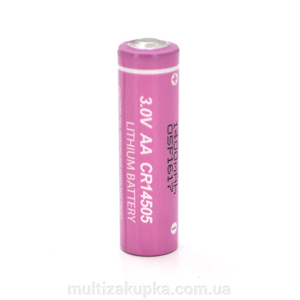 Батарейка літієва PKCELL CR14505, 3.0V 1400mah, 4 штуки в shrink, ціна за одну штуку, OEM від компанії Mультізакупка - фото 1