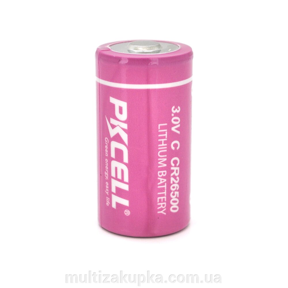 Батарейка літієва PKCELL CR26500, 3.0V 5400mah, OEM від компанії Mультізакупка - фото 1