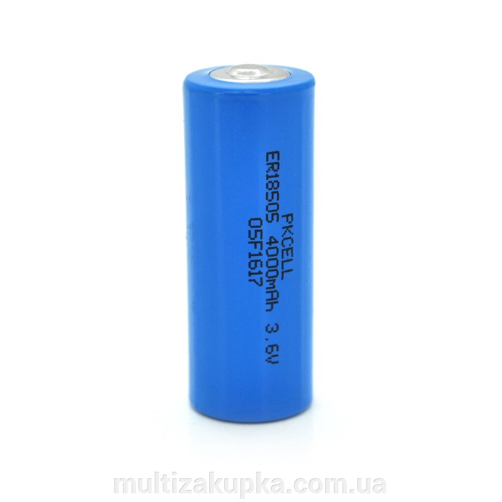 Батарейка літієва PKCELL ER18505, 3.6V 4000mah, 4 штуки shrink ціна за shrink від компанії Mультізакупка - фото 1