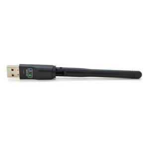 Бездротовий мережевий адаптер з антеною 10см Wi-Fi-USB LV / CL-UW07D - 8723DU, 802.11bgn, 150MB, 2.4 GHz, WIN7 / XP /