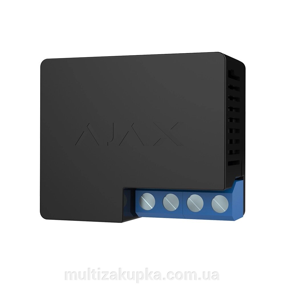 Бездротове реле із сухим контактом Ajax WallSwitch (220В) для керування приладами від компанії Mультізакупка - фото 1