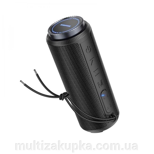 Бездротовий Bluetooth динамік Borofone BR22, 2*5W, 1200mAh, дистанція до 10m, Black, Box від компанії Mультізакупка - фото 1