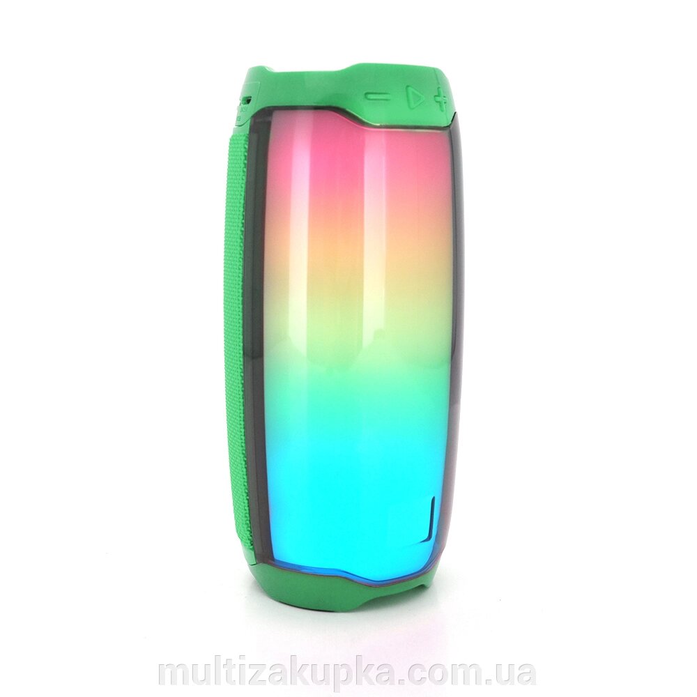 Бездротовий Bluetooth динамік PULSE 4 LED, 10W, 4000mAh, дистанція-10m, Green, Corton BOX від компанії Mультізакупка - фото 1