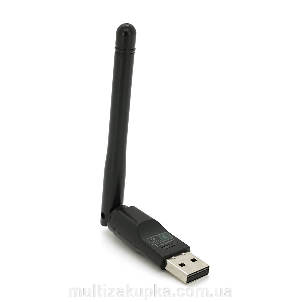 Бездротовий мережевий адаптер з антеною 10см Wi-Fi-USB LV / CL-UW07BT - 8723DU, 802.11bgn, 150MB, 2.4 GHz, WIN7 / XP / від компанії Mультізакупка - фото 1