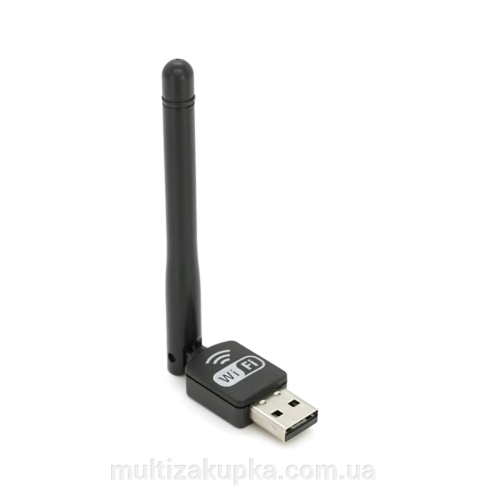 Бездротовий мережевий адаптер з антеною 10см Wi-Fi-USB LV-UW10 -2DB MTK7601, 802.11bgn, 150MB, 2.4 GHz, WIN7 / XP / від компанії Mультізакупка - фото 1