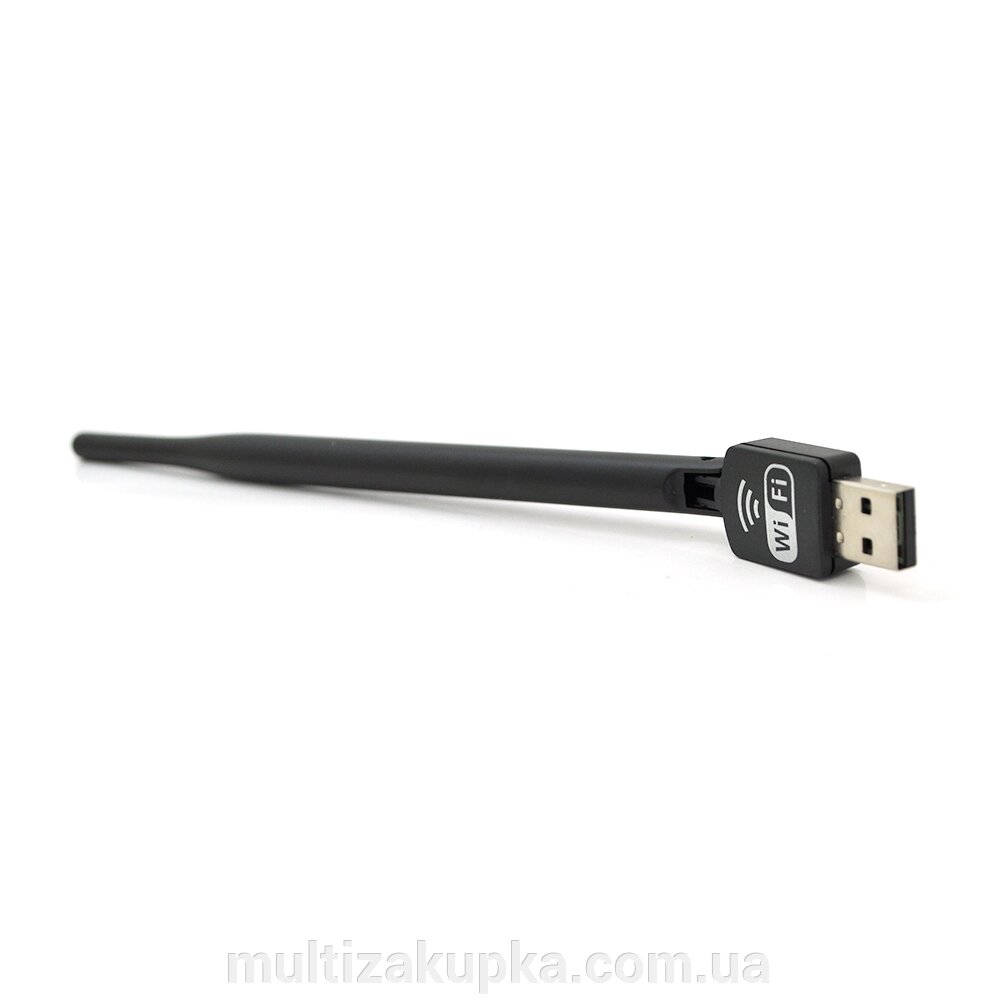 Бездротовий мережевий адаптер з антеною 10см Wi-Fi-USB LV-UW10-5DB MTK7601, 802.11bgn,150MB, 2.4GHz, WIN7/XP/Vista/ 2K/ від компанії Mультізакупка - фото 1