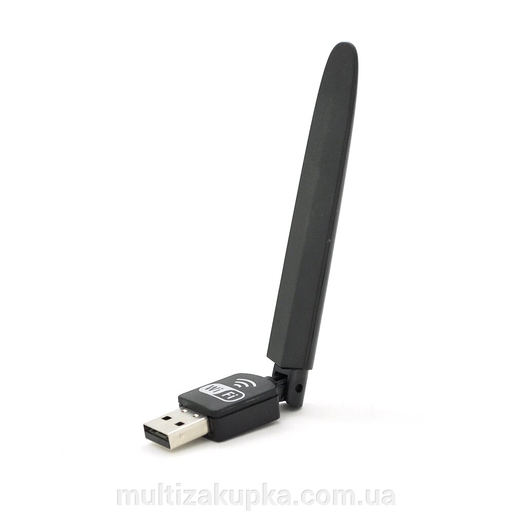 Бездротовий мережевий адаптер з антеною 10см Wi-Fi-USB LV-UW10SRK -2DB 8188, 802.11bgn, 150MB, 2.4 GHz, WIN7 від компанії Mультізакупка - фото 1