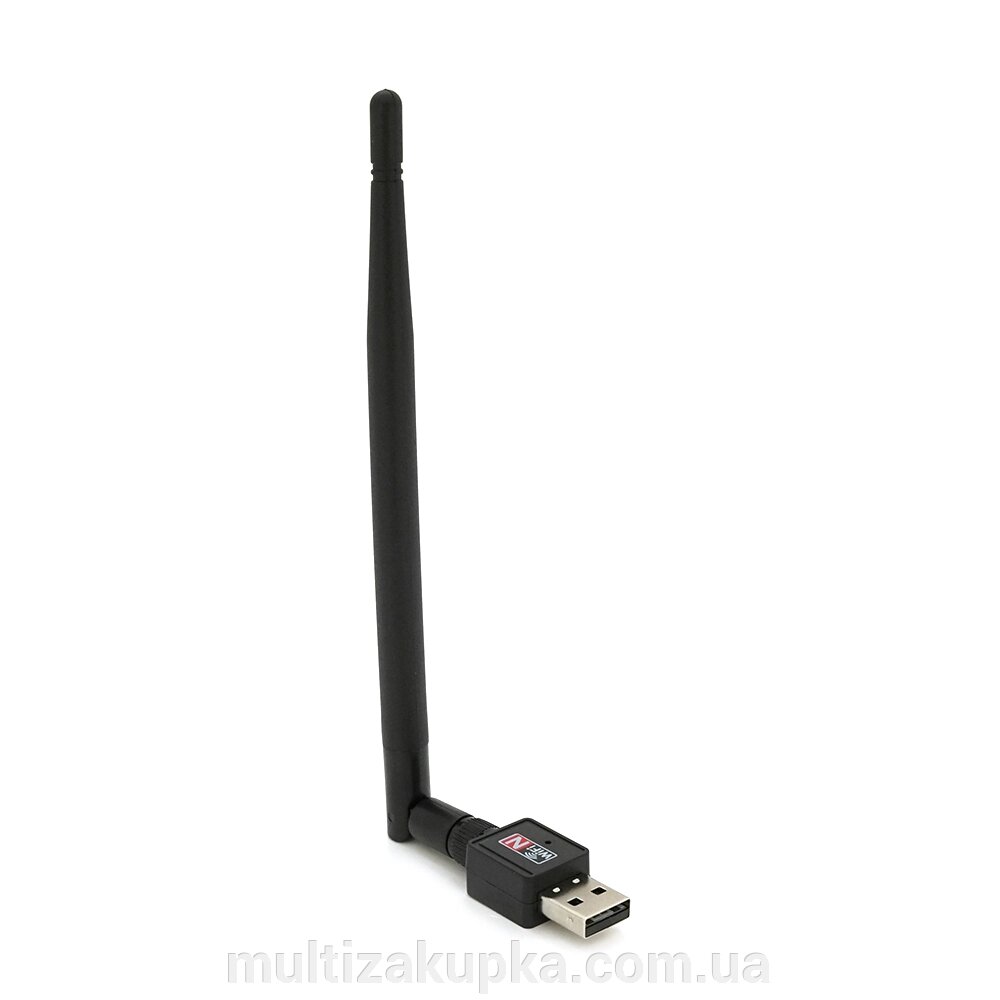 Бездротовий мережевий адаптер з антеною 20см 5DBI Wi-Fi-USB Merlion LV-UW02RK-5DB, 802.11bgn, 300MB, 2.4 GHz, WIN7 від компанії Mультізакупка - фото 1