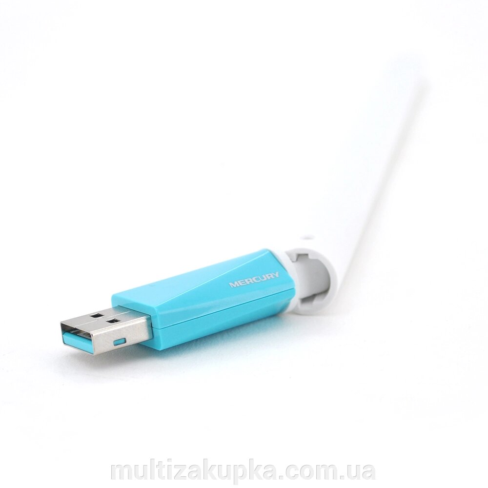 Бездротовий мережевий адаптер з антеною Wi-Fi-USB MERCURY MW150UH, 802.11bgn, 150MB, 2.4 GHz, WIN7 / XP / Vista / 2K / від компанії Mультізакупка - фото 1