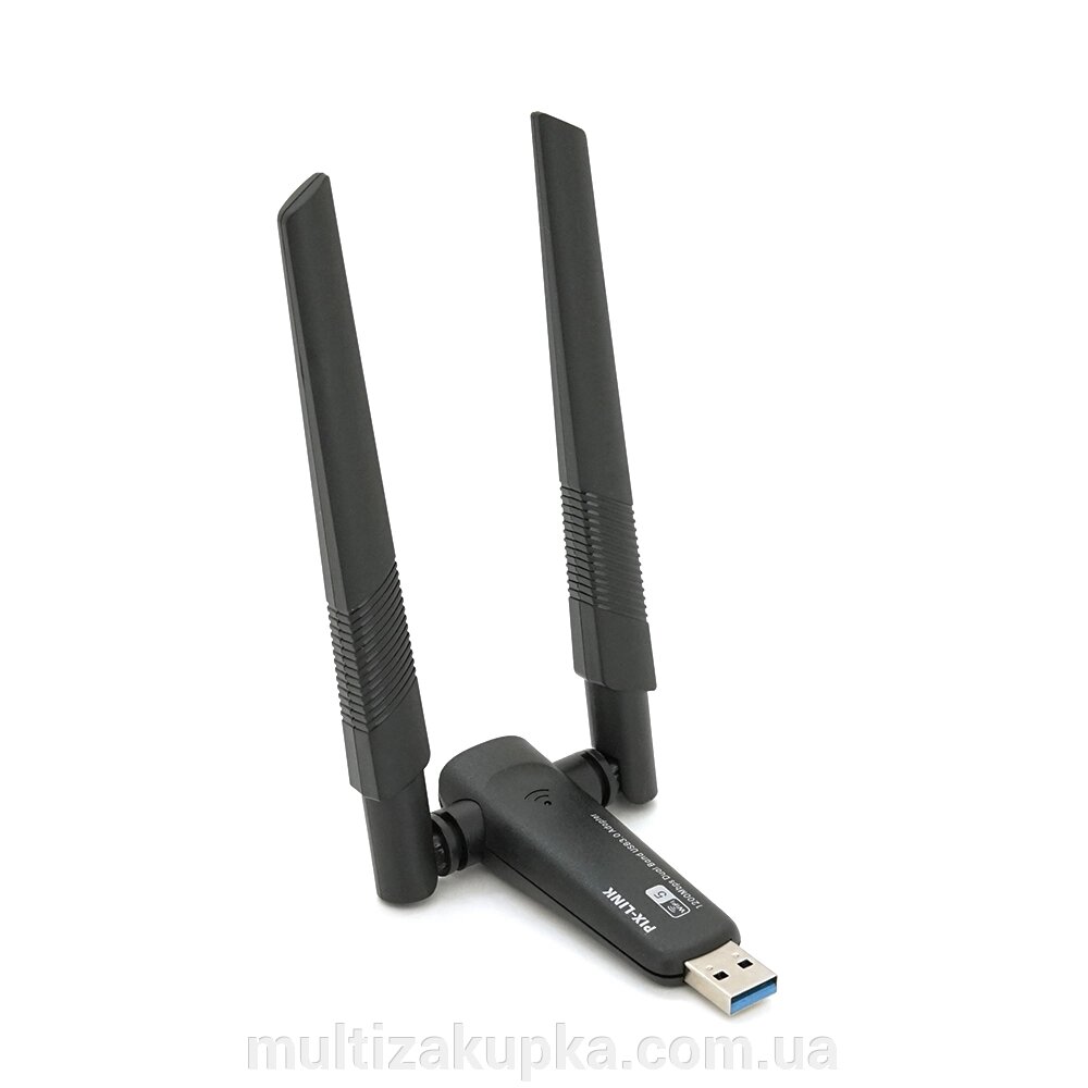 Бездротовий мережний адаптер Wi-Fi-USB LV-UAC21, AC600, з подвійною антеною, 802.11 a/с, 600MB, Box від компанії Mультізакупка - фото 1